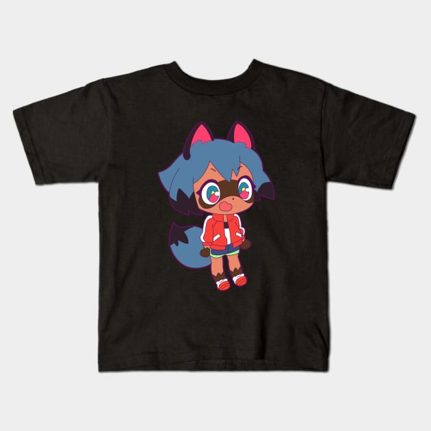 Surprised Michiru Kids T-Shirt by JamesCMarshall